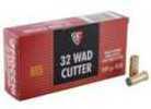 32 S&W Long 50 Rounds Ammunition Fiocchi Ammo 100 Grain Lead Semi WadCutter