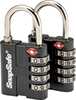 SnapSafe Safe 76020 TSA Padlocks Combination Lock Black
