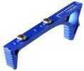 Link Curved ForeGrip AR Style 6061-T6 Aluminum, Blue Md: SILINKCFGBLU