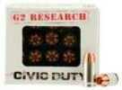 380 ACP 20 Rounds Ammunition G2 Research 64 Grain Copper