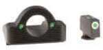 Ameriglo LLC. Green Front/Rear Ghost Ring Night Sights For Glock 45/10MM Caliber Md: GL126