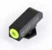 Night Fision Sight Front Square Top All for Glock Green Tritium With Yellow Outline Black GLK00101YXX