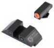 Night Fision Perfect Dot Sight Set for Glock 17/17L/19/22-28/31-35/37-39 Orange Front Square Black Rear with Green