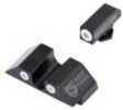 Night Fision GLK00107WWX Sight Set Square Front/U-Notch Rear for Glock 17/17L/19/22-28/31-35/37-39 Tritium Green