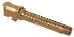 LanTac USA LLC 9INE Barrel Bronze Threaded 1:10 Fluted Fits Glock 19 01-GB-G19-TH-BRNZ
