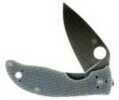 Spyderco Polestar Folding Knife 3.3" Circle Thumb Hole/Pocket Clip CTS BD1 VG-10 Blade Plain Edge C220GPGY