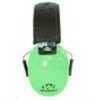 Walker's Dual Color Passive Adult Folding Earmuffs 26 dB Noise Reduction, HI-VIZ Green Md: GWPDCPMHV