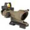 ACOG TA01 4x32 Rifle Scope Illuminated Amber Crosshair Reticle with 3.25 MOA RMR Type 2 Sight F