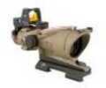 ACOG 4x32 Flat Dark Earth Scope, Dual Illumination Red Crosshair Reticle w/ 3.25 MOA RMR