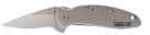 Kershaw Chive 1.938" Assisted Folding Knife Clip Point Plain Edge 420HC/Satin Satin 410 Stainless Thumb Stud/Pocket