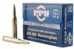 PPU Standard Rifle 25-06 Rem 100 gr 3230 fps Pointed Soft (PSP) Ammo 20 Round Box