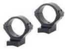 Talley Manfacturing Inc. Black Anodized 30MM Medium Rings/Base Set For Browning ABolt Md: 740000