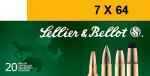 7X64mm 20 Rounds Ammunition Sellier & Bellot 139 Grain Soft Point