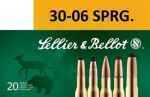 Sellier & Bellot 30-06 Springfield 168 Gr HP Ammo - 20 Rounds for Match Shooting