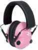 Radians Electronic ProAmp Earmuff Black Frame Pink NRR 23 Pap700Cs