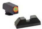 Ameriglo Hackathorn Sight for Glock 42 & 43, Steel Green w/Orange Outline Md: GL436