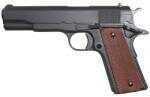 Taylor's & Company 1911 Standard 45 ACP 5" Barrel 7 Round Wood Grip Solid Blued Finish Semi Automatic Pistol 1911STD