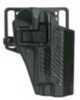 Blackhawk CQC Serpa Belt Holster Right Hand Carbon Fiber S&W MP Loop And Paddle 410025Bk-R
