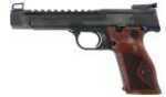 Smith & Wesson 41 Performance Center Optic Ready Pistol 22 LR 5.50" Barrel 10 Round Blued Wood Grip