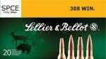 308 Winchester 20 Rounds Ammunition Sellier & Bellot 180 Grain Soft Point