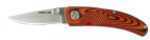 Knives of Alaska KOA Friction-Lock Folder D2 Steel 2.55" Spear-Point Micarta Orng/Blk 00412FG