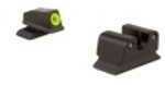 Trijicon Tritium Beretta PX4 HD Green Sights Yellow Outline Black BE11OY