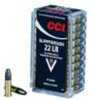 22 Long Rifle 50 Rounds Ammunition CCI 45 Grain Hollow Point