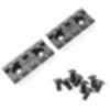 Samson Manufacturing Corp. Evolution Rail Kit (2" 6061-T6 Anodized Alum Black EVO-2-KIT