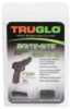 Truglo Brite-Site Tritium/Fiber Optic Sight Fits Glock 42 and 43 Green and Yellow TG131GT1B