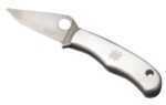 Spyderco Bug Folder 1.31" 3Cr13 Stainless Steel Flat Ground Plain Edge C133P