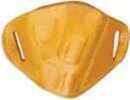 Bulldog Cases MLTRS Belt Slide Small J Frame Revolver Holster RH Leather Tan