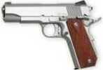 Dan Wesson Commander Classic Bobtail 45 ACP 4.3" Barrel 8+1 Rounds Wood Grip Stainless Steel Frame Semi Automatic Pistol