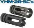 Yankee Hill Machine Co Phantom Comp/Flash Hider 5.56 NATO 1/2x28 Smooth Fits AR Rifles Black Finish YHM-28-5C1