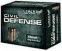 10mm 20 Rounds Ammunition Liberty 60 Grain Hollow Point