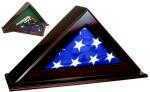 Personal Security Products Patriot Flag Case with Concealment 22"x4.25"x11.5" Wood
