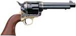 Taylors & Company Firearms Uberti 1873 Cattleman 357Magnum Revolver 4.75" Barrel 6Rd Capacity Blade Front Sights Walnut Stock Blue With Steel Case Hardened Frame Finish