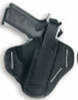 Uncle Mike's Super Belt Slide Holster Size 15 Fits Large Auto With 4.5" Barrel Ambidextrous Black 8615-0