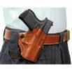 Mini Scabbard Holster RH OWB Leather for Glock 42 Tan