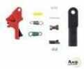Apex Tactical Specialties Flat-Faced Forward Set Sear & Trigger Kit Red Works With All Smith Wesson M&P Pistols In