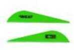 Bohning Archery Heat Vane 2.5" Solid Neon Green 36Pk