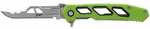 SCHRADE Knife Isolate Enrage 2.6" REPLCBL Blade Green