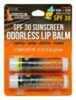 Dead Down Wind Lip Balm W/Spf 30 ODERLESS E2 .15Oz 2/Pk