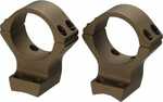 Browning 2pc Integral Scope Mount System 34mm High Smoked Bronze X-bolt