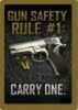 Rivers Edge Products Sign 12"X17" "Gun Safety"