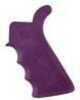 Hogue AR-15 Beavertail Grip W/Finger GROOVES Purple