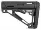 Hogue AR-15 Collapsible Stock Black Rubber Commercial