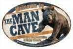 Rivers Edge Products Man Cave Bear Tin Sign