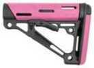 Hogue AR-15 Collapsible Stock Pink Rubber Mil-Spec