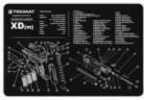 TekMat Armorers Bench Mat 11"X17" Springfield XDM Pistol