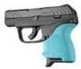 Hogue HandAll Beaver Tail Grip Sleeve Ruger LCP II Aqua Md: 18124